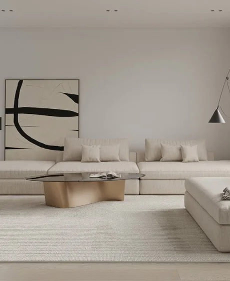 Minimalist Scandinavian Oak Lounge Chair