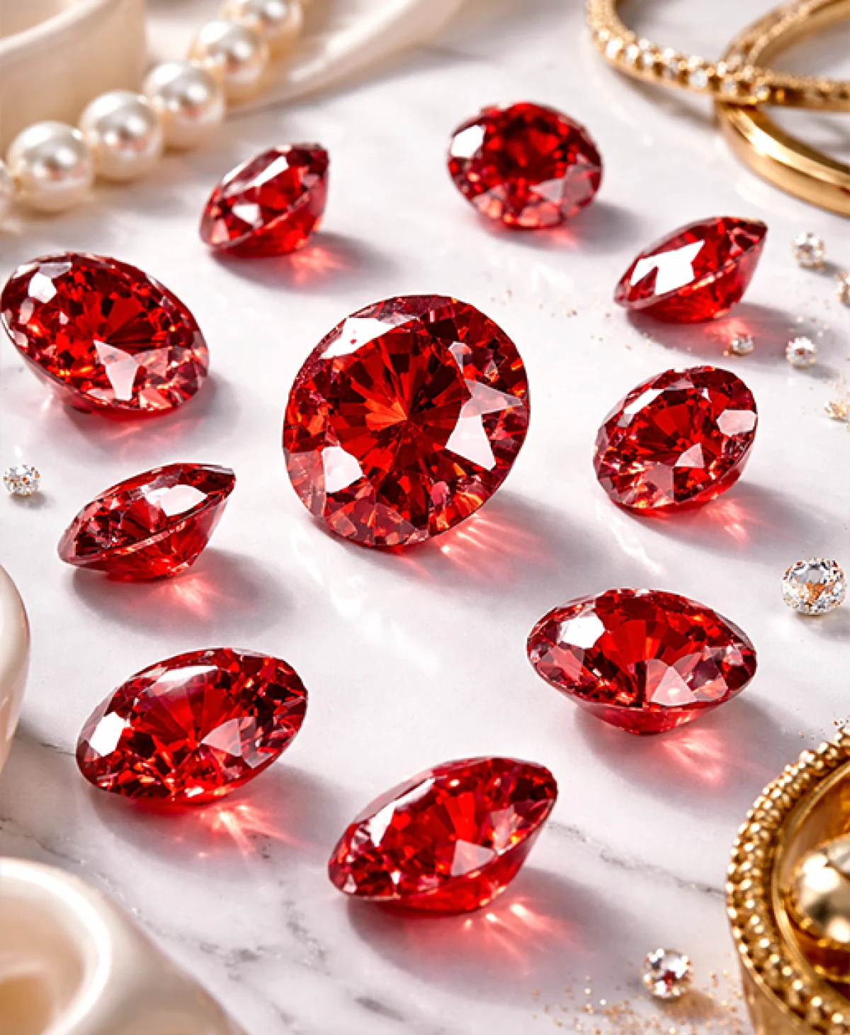 Scarlet Sovereign Ruby Earrings